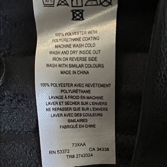 NWT French Connection ETTA Recycled Vegan Leather Skirt in Size 12 - Picture 13 of 15